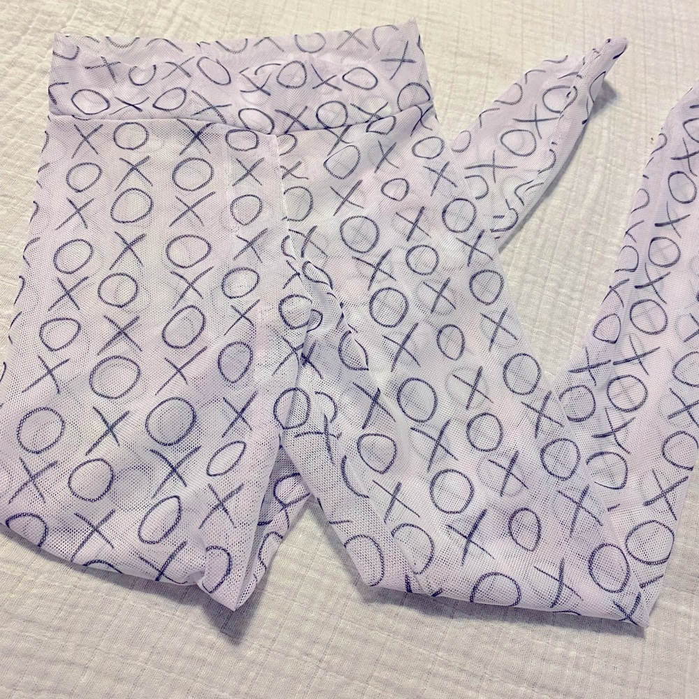 Sunflowers & Skulls XOXO Tights 3T